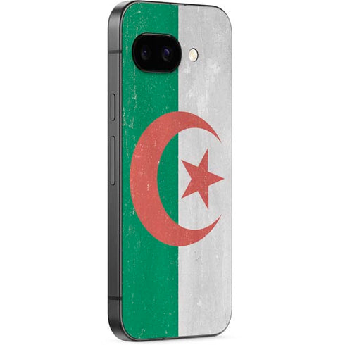 Algeria Flag Distressed Google Pixel 9a Skin